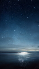 Wall Mural - starry night sky. Generative AI