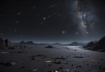 Wall Mural - infinite sparkling stars scattered across vast, dark expanse , astrophysics, night sky