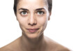 © Nikola Spasenoski - Beautiful young woman with compelling gaze, studio portrait