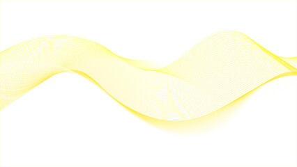 Canvas Print - abstract flowing wave of light and energy