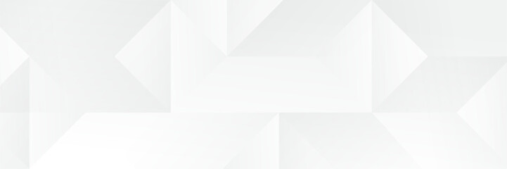 Wall Mural - abstract pattern white geometric banner design background.