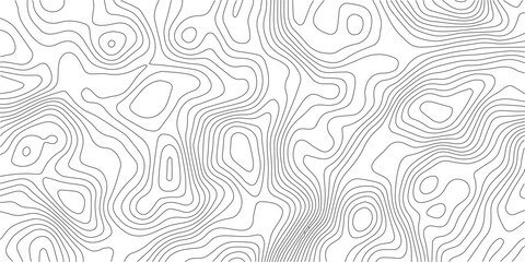 Poster - Abstract topographic contours map background .Topographic background and texture, monochrome image. Topography and geography map grid abstract backdrop. Business concept. Topography map concept.	