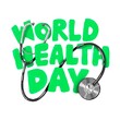 © Manik n Ratan/Stocksy - World health day typography illustration