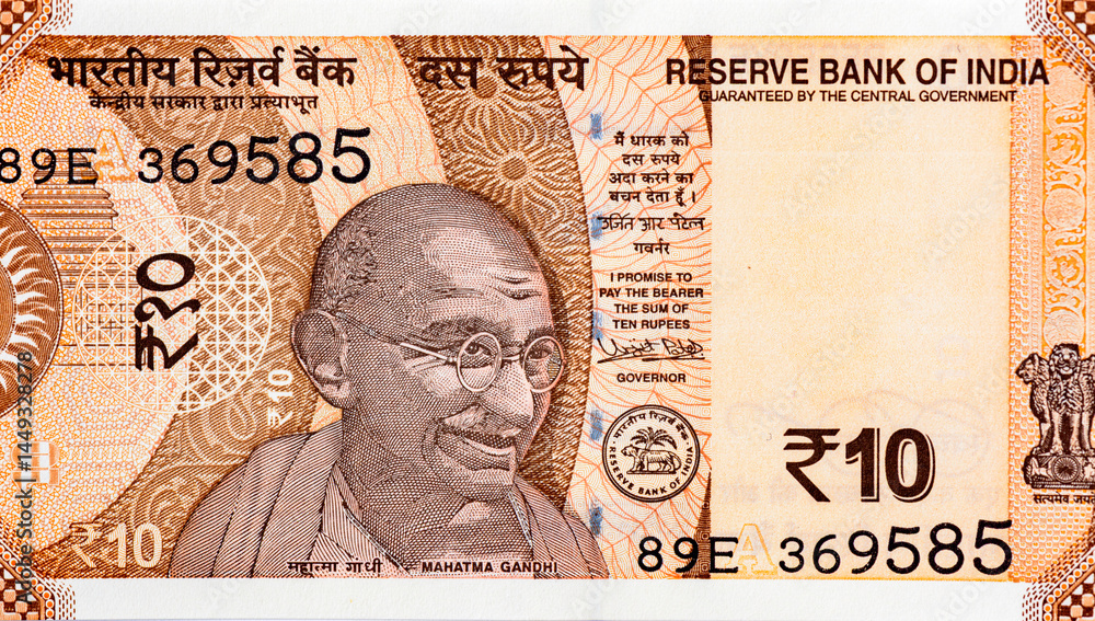 Mohandas Karamchand Gandhi was an Indian lawyer, Portrait from India 10 ...