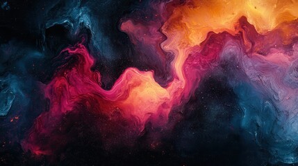 Wall Mural - abstract swirling colors (44)