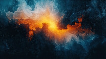 Wall Mural - abstract swirling cosmic nebula (6)