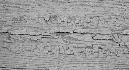 Poster - Cracked Paint Wood Texture Background