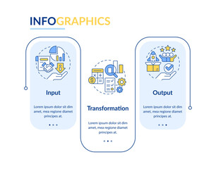 Wall Mural - workflow key components rectangle infographic vector. statistical metrics. efficiency, productivity.