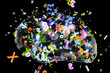 © Jakub and Jedrzej Krzyszkowski/Stocksy - Illustration of Human Brain Bursting with Ideas