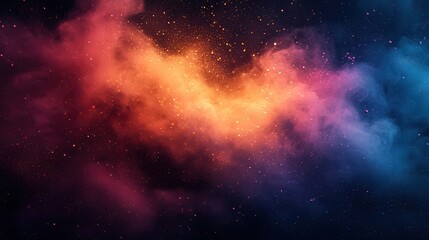 Wall Mural - nebula in deep space