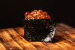 © VICTOR TORRES/Stocksy - Sushi Ikura Gunkan delicacy with seaweed and salmon roe