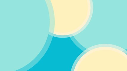 Wall Mural - Animation footage of abstract circle geometric gradient background. Suitable for social media post