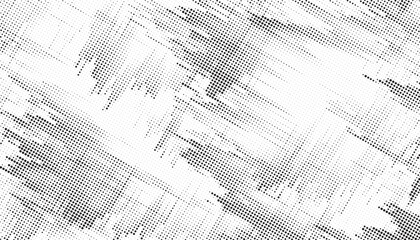 Fototapete - Halftone vector background. Monochrome halftone pattern. Abstract geometric dots background. Pop Art comic gradient black white texture. Design for presentation banner, poster, flyer, business card.
