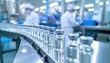 © MODERNARTWatChaRaWit - Vaccine production process pharmaceutical manufacturing facility industrial photography cleanroom environment close-up view biotechnology advancements