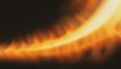 Aufkleber - abstract fiery gradient background with glowing orange and black tones for web design, branding, digital art, posters, and high impact visual media

