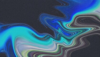 Poster - fluid neon swirl abstract background for web design, branding, digital art, and print media – vibrant liquid texture graphic resource

