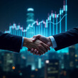 © own - businessmen handshake after a good deal.