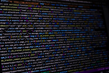 coding screen, programming coding screen , technology background