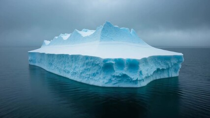 Wall Mural - tabular representation of iceberg