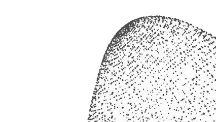 Leinwandbilder - Technology background with copy space. Abstract shape. Dots connected by lines. Minimalist mesh. Abstract polygonal shape.