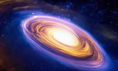 Wall Mural - planet with space
