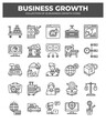 © Icon - Collection of 25 Business Growth Icons: Boost Your Business with Strategic Visuals