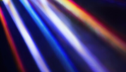 Aufkleber -  vivid light beam abstract with prism effect and dark gradient background for digital art, branding, web design, posters, and modern visual content