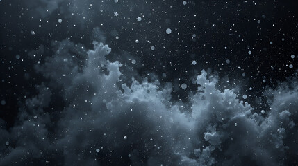 flying dust particles on a black background, abstract real dust floating over black background for o