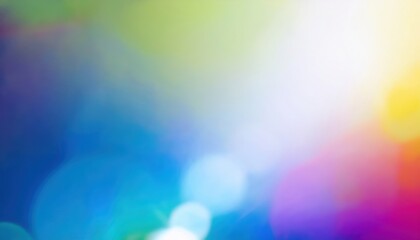 Leinwandbilder -  dreamy multicolor gradient blur for web backgrounds, print design, and branding visuals abstract soft focus film texture image