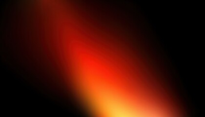 Leinwandbilder -  abstract red orange light beam on black background for web design, print graphics, digital branding, film texture overlay, or motion visuals