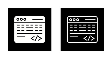 web coding icon design
