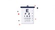 © backstock - Eye chart illustration representing vision testing for health and wellness