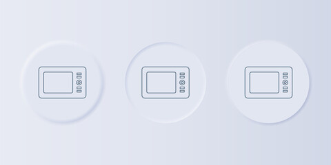 Wall Mural - grey graphic tablet icon isolated on grey background. set icons in square buttons. vector