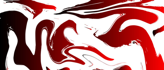 Fototapete - Abstract fluid art background featuring swirling marbled patterns. Smooth and flowing strokes with organic, irregular curves. Ideal for use in digital art, poster designs, or vibrant branding visuals