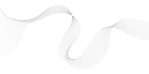 Wall Mural - abstract grey, white smooth element swoosh speed wave modern stream transparent background. abstract