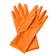 © HSINA - Pair of rubber glove for cleaning isolated on transparent background.