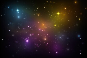 Wall Mural - cosmic symphony a celestial dance of stars and light in the infinite expanse of space