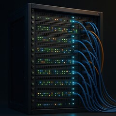 Aufkleber - Network Server Cabinet