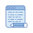 © Talha D - Blog Vector icon
