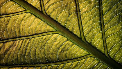 intricate leaf texture