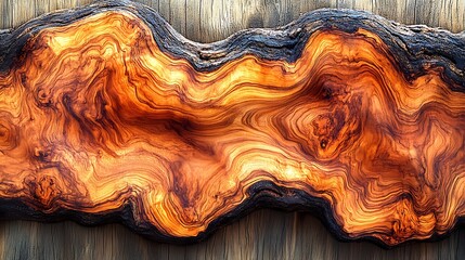 Wall Mural - Detailed cedar wood surface view high resolution hd photo