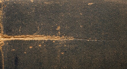 Aufkleber - Cracked Dark Leather Texture with Gold Speckling