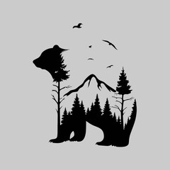  silhouette of a tree