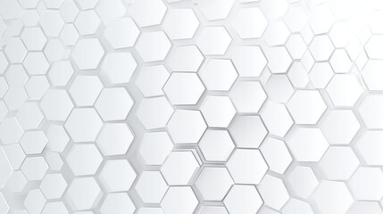 white hexagon pattern abstract background technological texture modern geometric design network stru