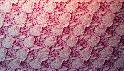 Geometric lace pattern, repeating motif, openwork , close-up, clean
