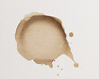 © shunfei - Coffee stain forming ring on white paper