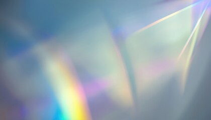 Poster - iridescent abstract light refraction background for modern web design, print media, branding visuals, digital art, and futuristic graphic projects

