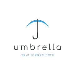 Wall Mural - umbrella logo template design with unique and creative concept.
