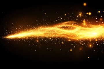 Wall Mural - fiery sparks background particles glowing.