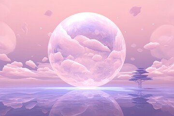 Wall Mural - planet holography astronomy outdoors nature.